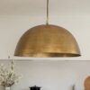 Brass Oxide Ceiling Lamp
