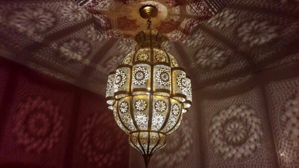 Large Moroccan Handmade Lamp