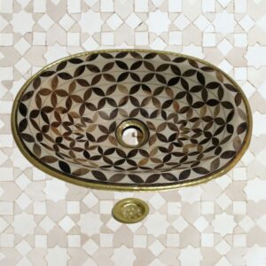 Oval Handmade Bathroom Sink