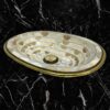 Oval Handmade Brass Sink