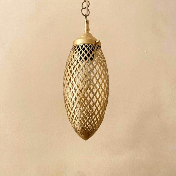 Moroccan Brass Oxide Lamp