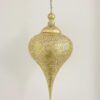 Hammered brass dome lamp